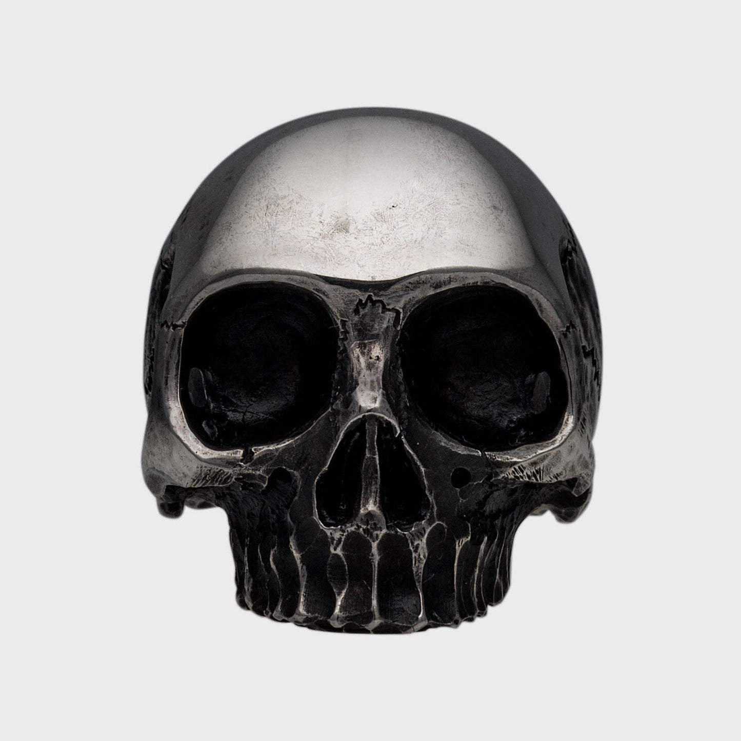 Anhänger Totenkopf geschwärzt - Anhänger - RINGKING Max Grün - Goldschmied aus Leidenschaft