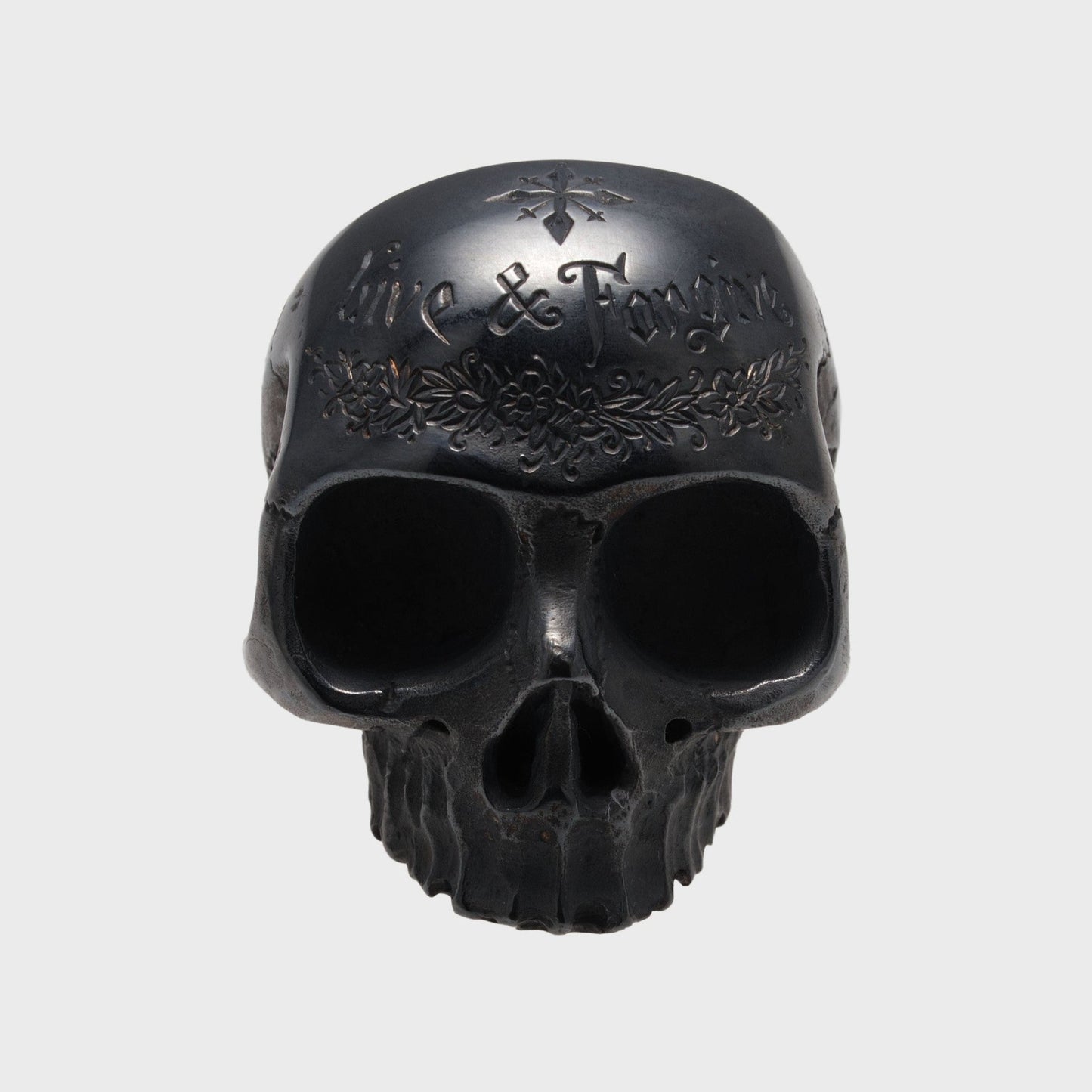 Anhänger Totenkopf Handgravur - Anhänger - RINGKING Max Grün - Goldschmied aus Leidenschaft