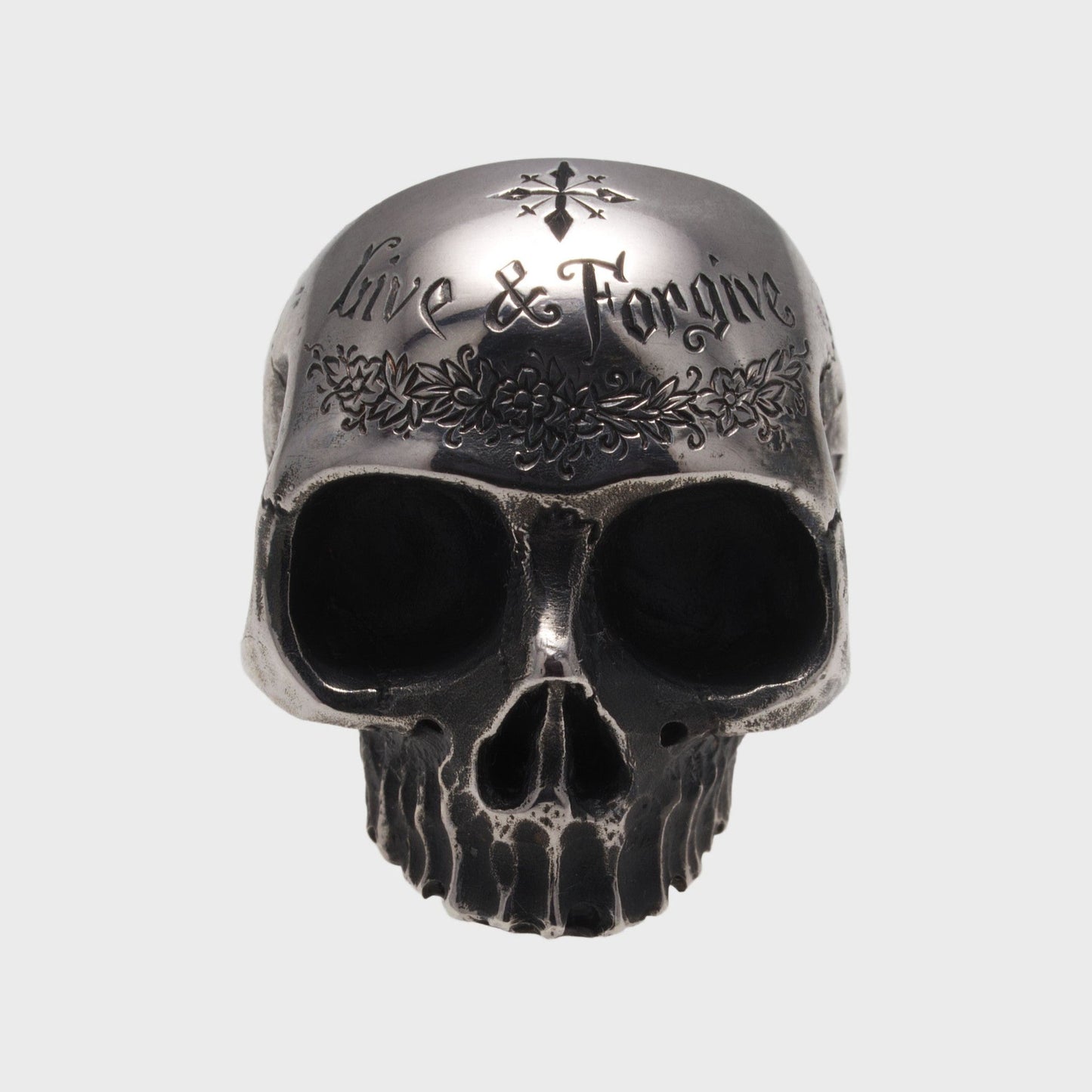 Anhänger Totenkopf Handgravur - Anhänger - RINGKING Max Grün - Goldschmied aus Leidenschaft