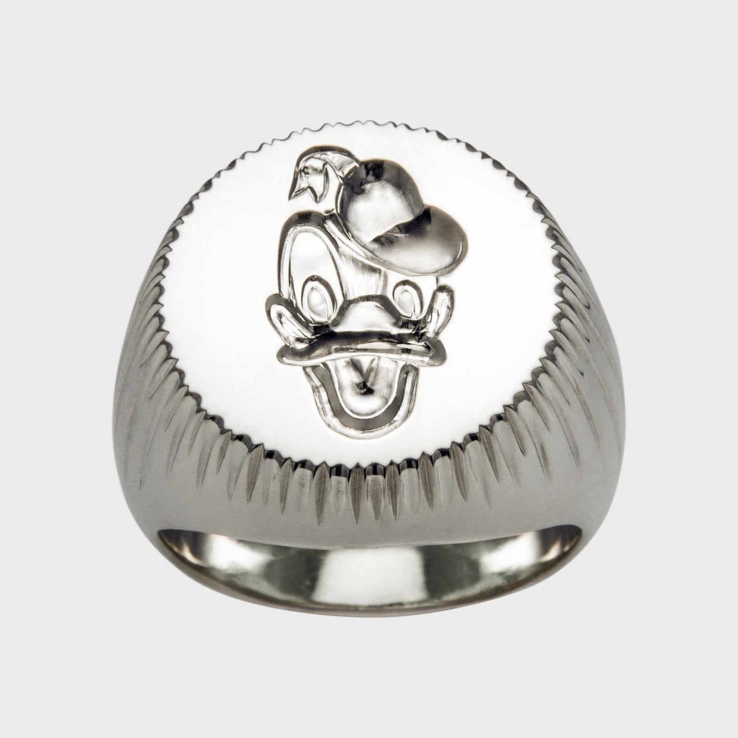 Siegelring Donald Duck - Unikate - RINGKING Max Grün - Goldschmied aus Leidenschaft