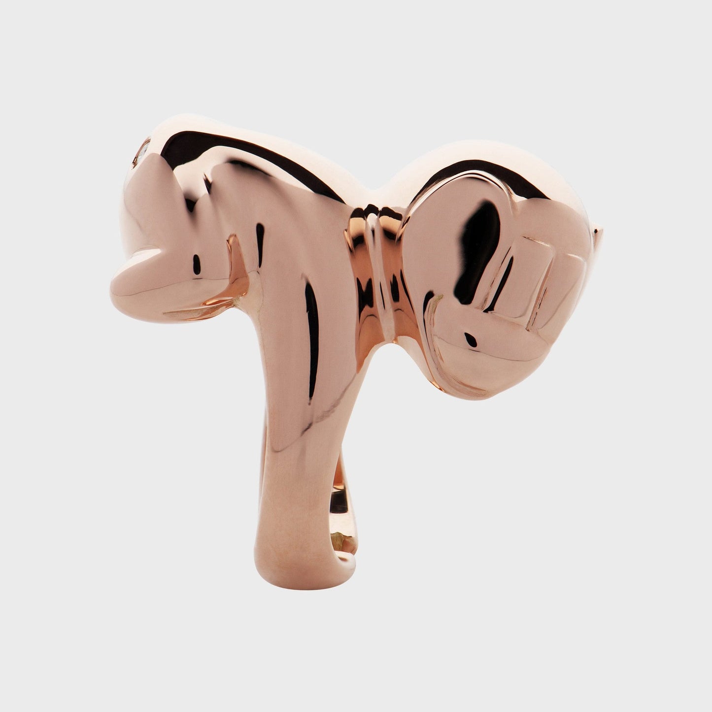 Tierring Babyaffe Roségold - Kollektionen - RINGKING Max Grün - Goldschmied aus Leidenschaft