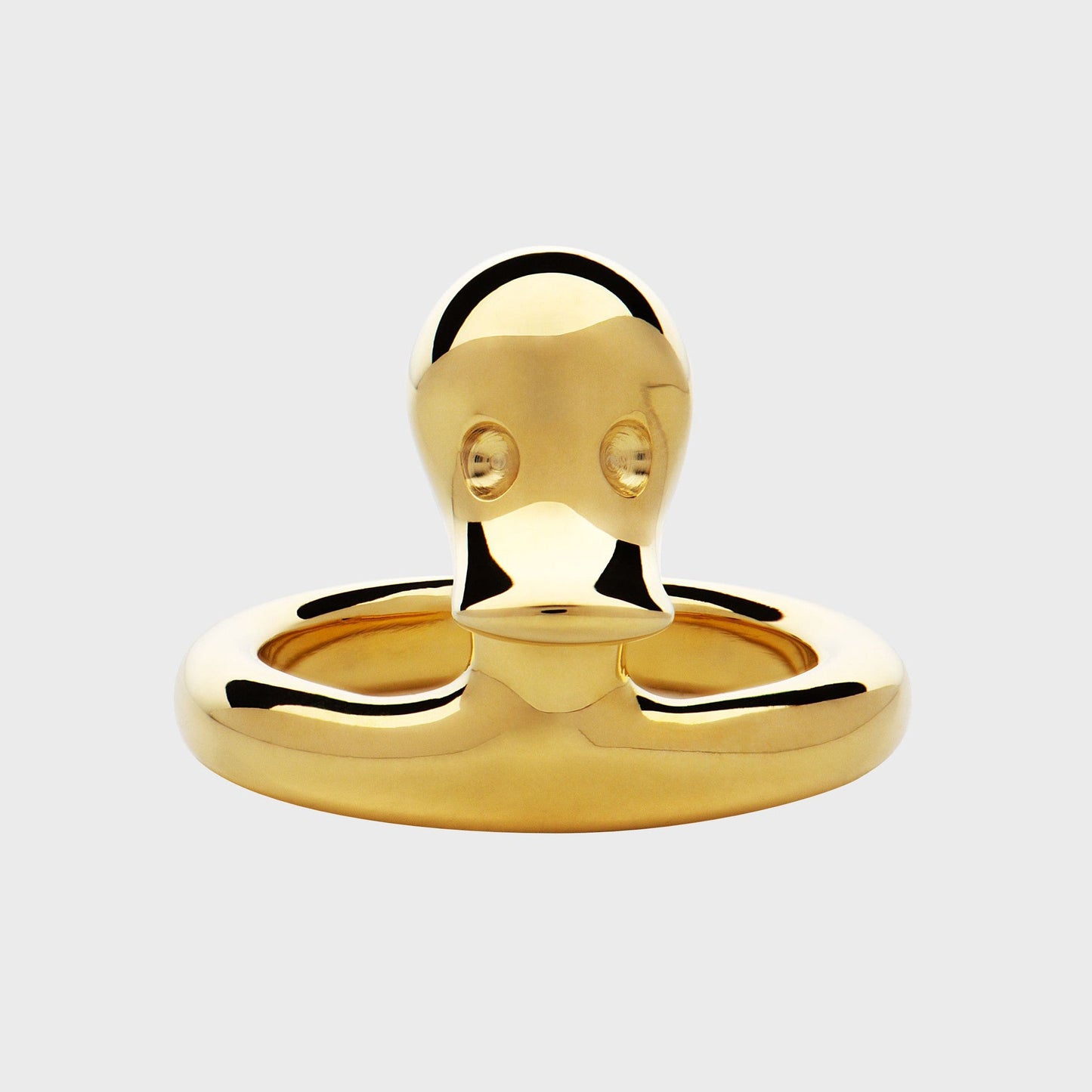 Tierring Ente Gelbgold - Kollektionen - RINGKING Max Grün - Goldschmied aus Leidenschaft