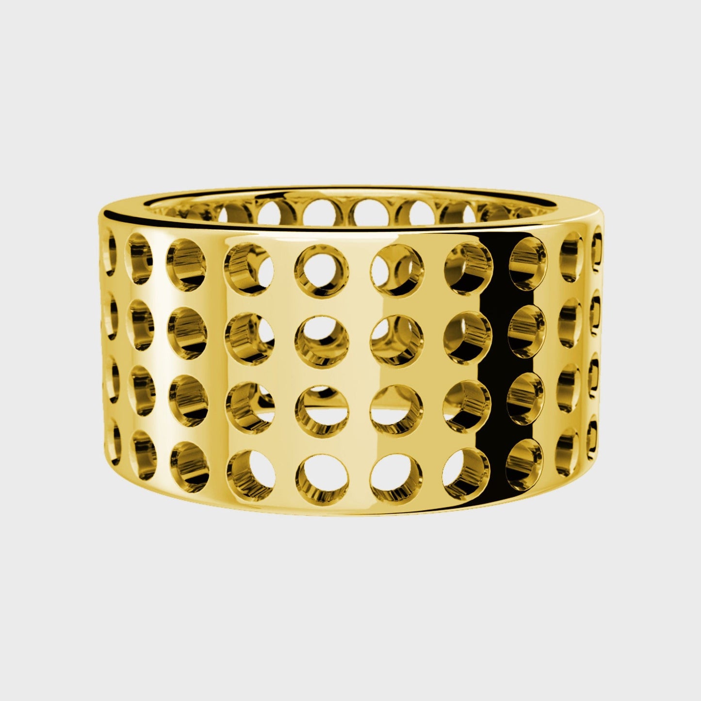 Sammelring 4-reihig Gelbgold - Kollektionen - RINGKING Max Grün - Goldschmied aus Leidenschaft