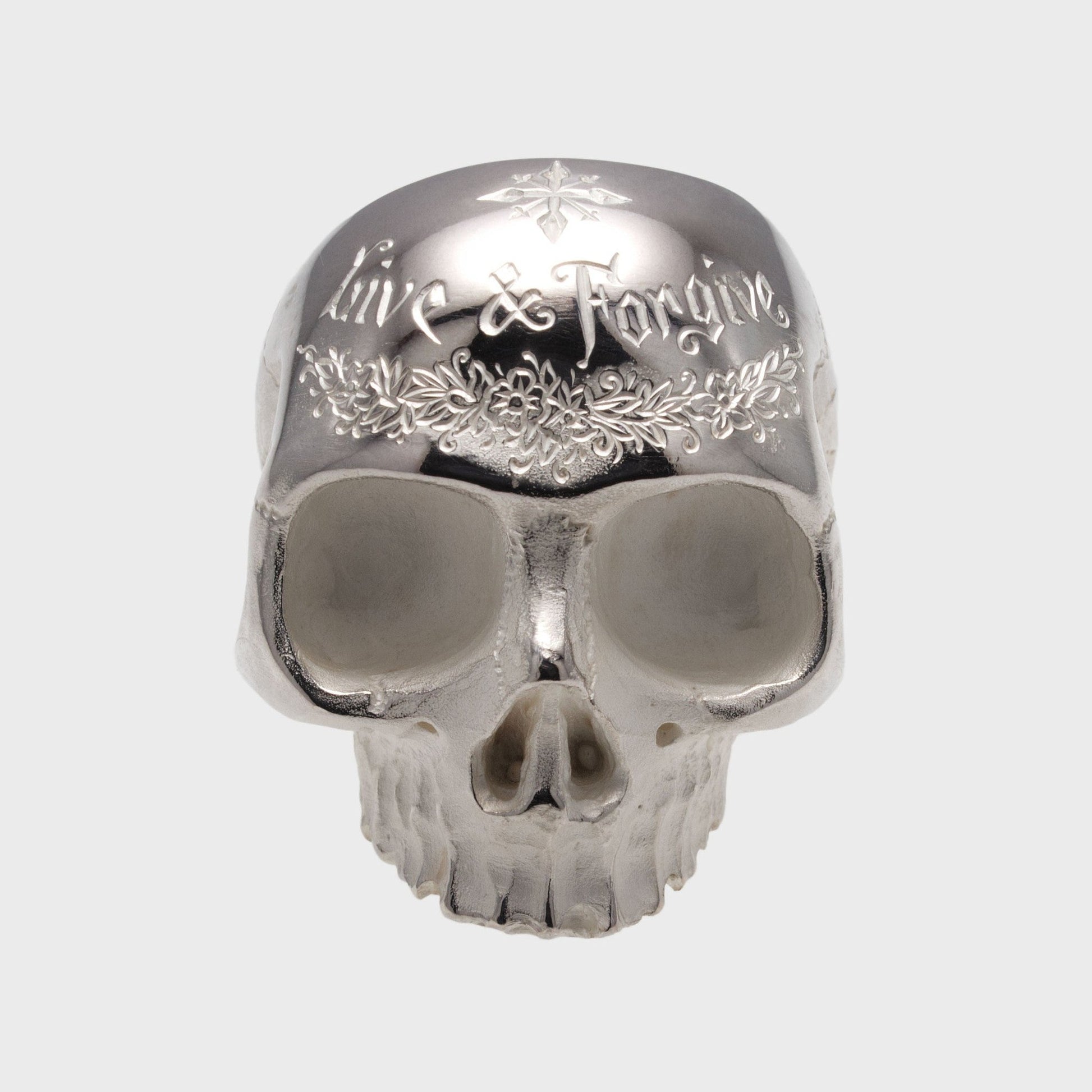Anhänger Totenkopf Handgravur -  Anhänger -  RINGKING Max Grün - Goldschmied aus Leidenschaft