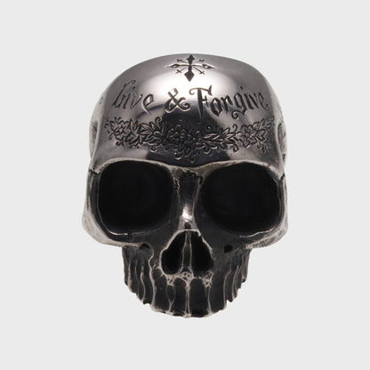Anhänger Totenkopf Handgravur -  Anhänger -  RINGKING Max Grün - Goldschmied aus Leidenschaft