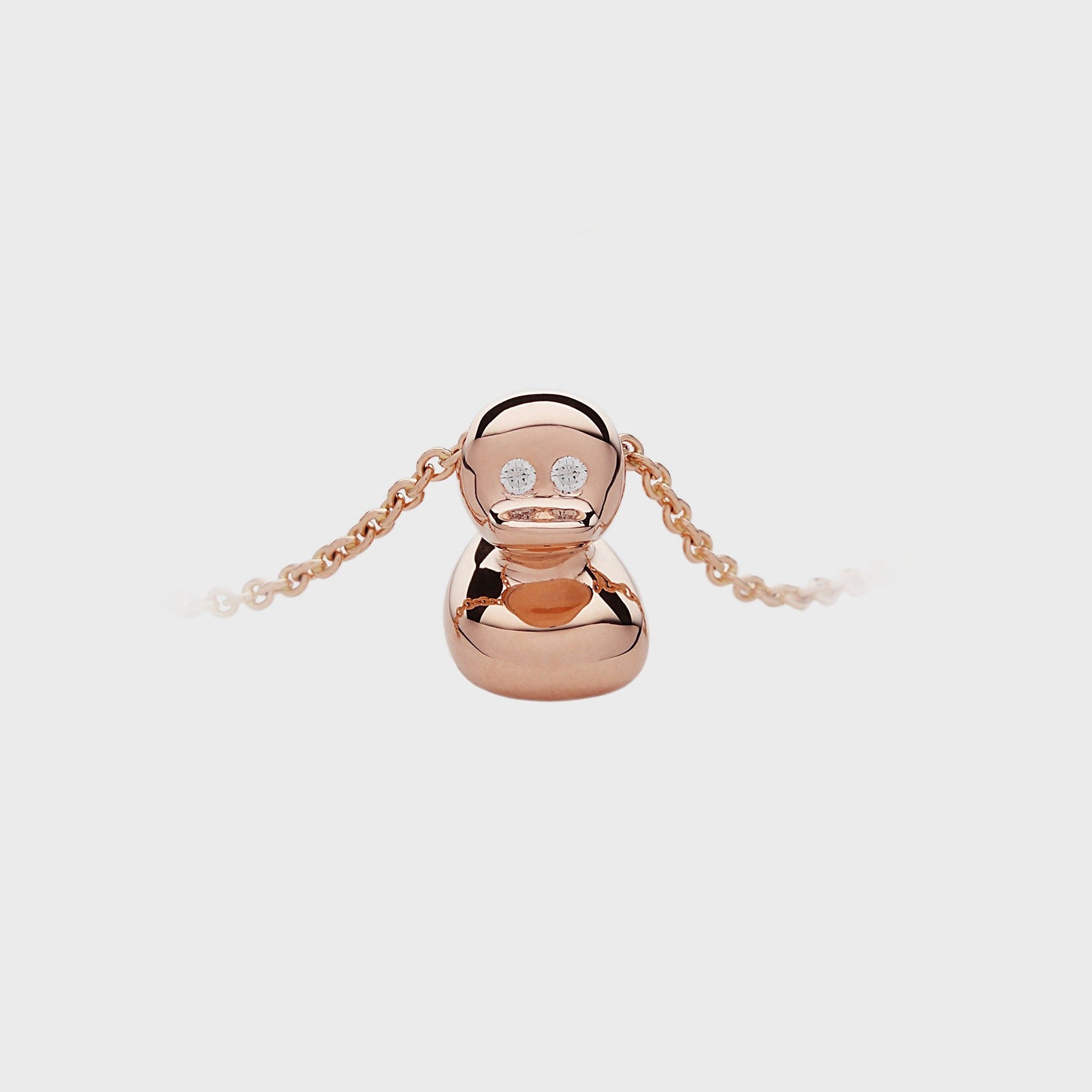 Anhänger Ente Roségold -  Anhänger -  RINGKING Max Grün - Goldschmied aus Leidenschaft