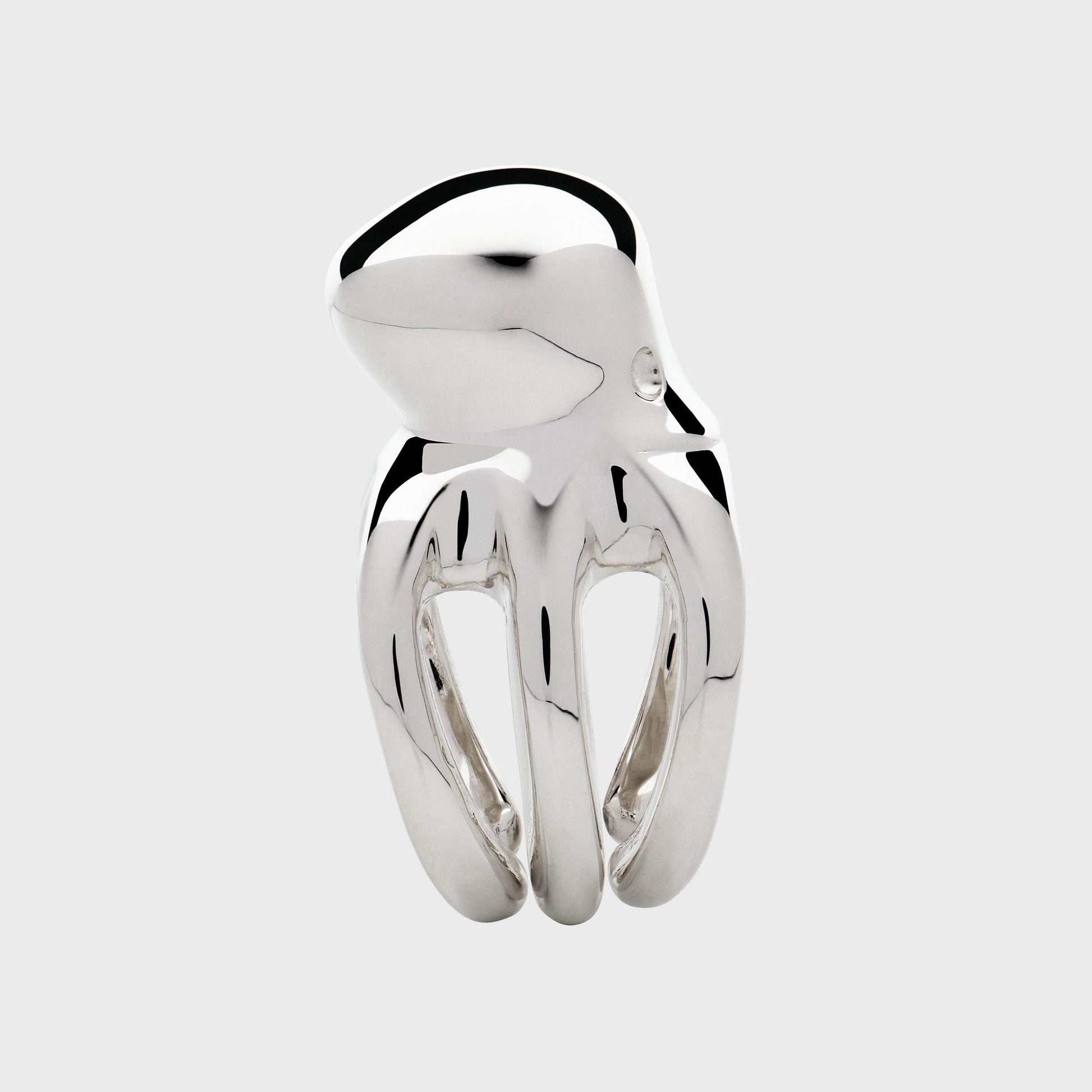 Tierring Oktopus -  Kollektionen -  RINGKING Max Grün - Goldschmied aus Leidenschaft