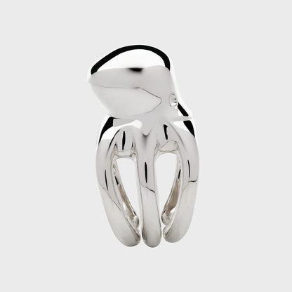 Tierring Oktopus -  Kollektionen -  RINGKING Max Grün - Goldschmied aus Leidenschaft