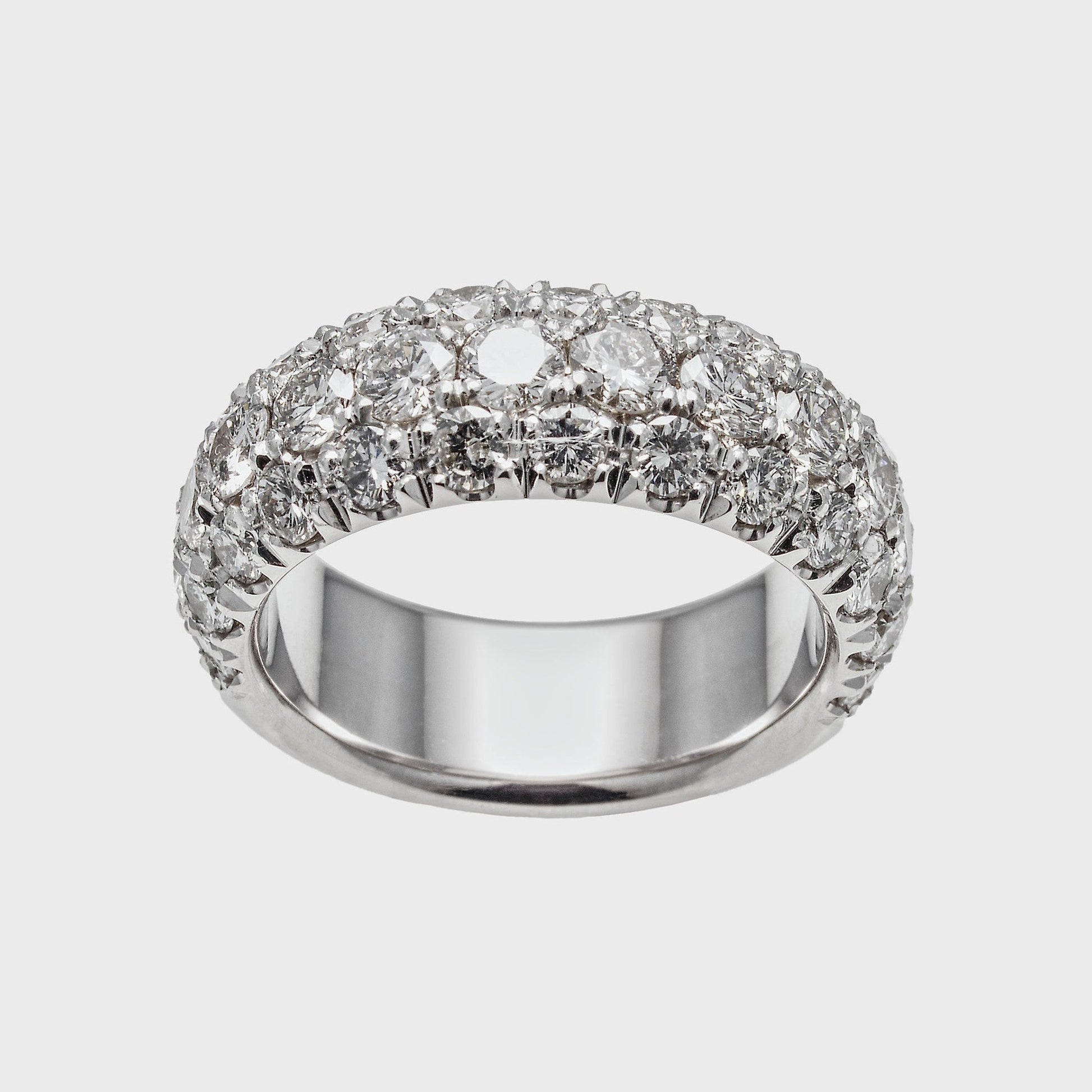 Micropavé Vintage -  Unikate -  RINGKING Max Grün - Goldschmied aus Leidenschaft