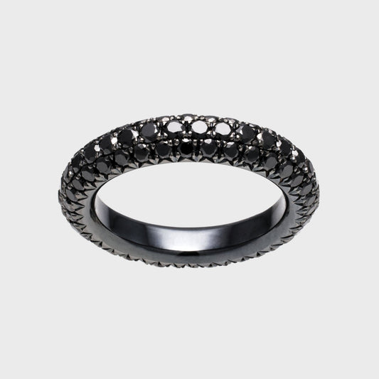 Micro-Pavé Black -  Unikate -  RINGKING - Goldschmied aus Leidenschaft