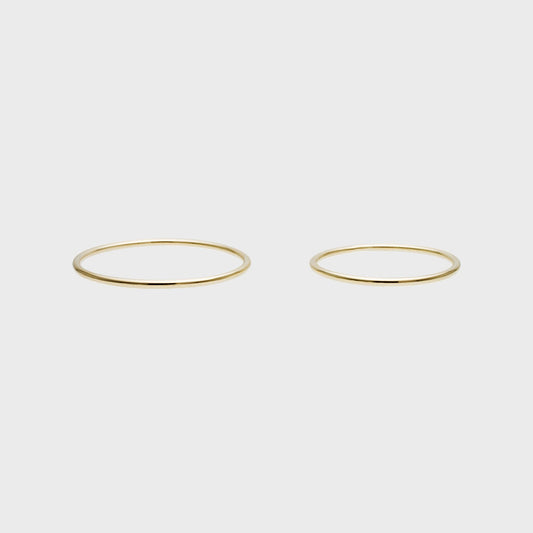 Eheringe Ultra Slim Gelbgold -  Verlobung - Hochzeit -  RINGKING Max Grün - Goldschmied aus Leidenschaft