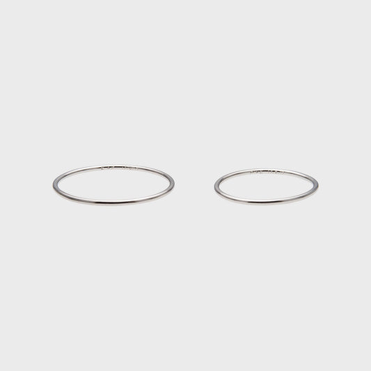 Eheringe Ultra Slim Weißgold -  Verlobung - Hochzeit -  RINGKING Max Grün - Goldschmied aus Leidenschaft