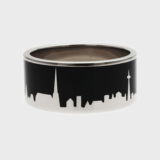 Ring Wien Skyline in Edelharz -  Kollektionen -  RINGKING Max Grün - Goldschmied aus Leidenschaft