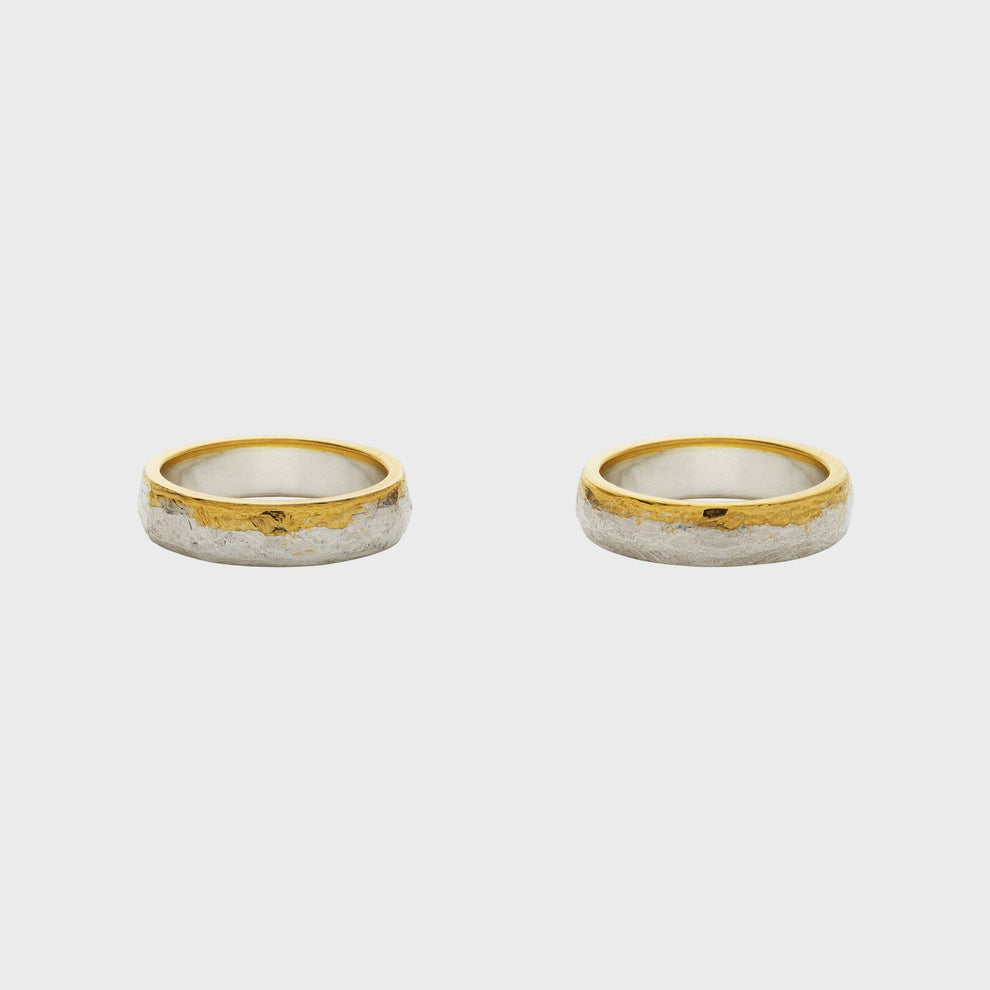 Eheringe 2Tone Feingold -  Verlobung - Hochzeit -  RINGKING - Goldschmied aus Leidenschaft