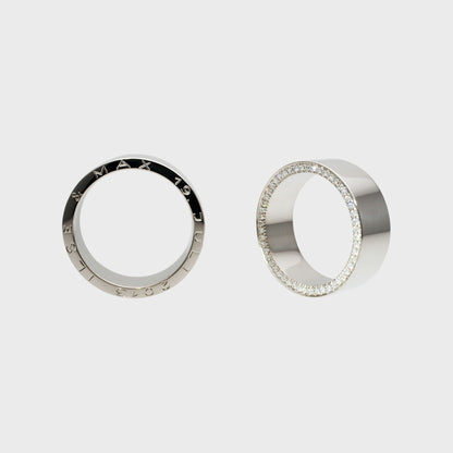 Eheringe Micro Pavé seitlich -  Verlobung - Hochzeit -  RINGKING Max Grün - Goldschmied aus Leidenschaft