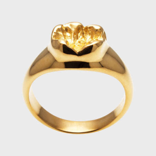 Zahnring Feingold -  Unikate -  RINGKING Max Grün - Goldschmied aus Leidenschaft