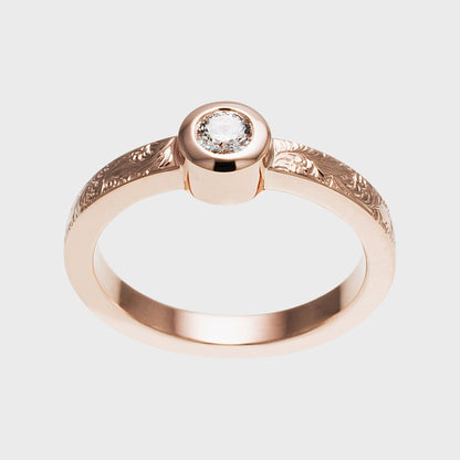 Verlobungsring Tricolore -  Verlobung - Hochzeit -  RINGKING Max Grün - Goldschmied aus Leidenschaft