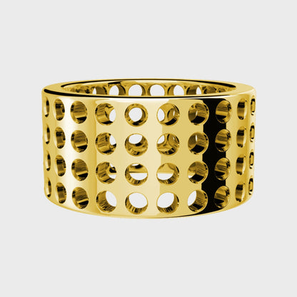 Sammelring 4-reihig Gelbgold -  Kollektionen -  RINGKING Max Grün - Goldschmied aus Leidenschaft