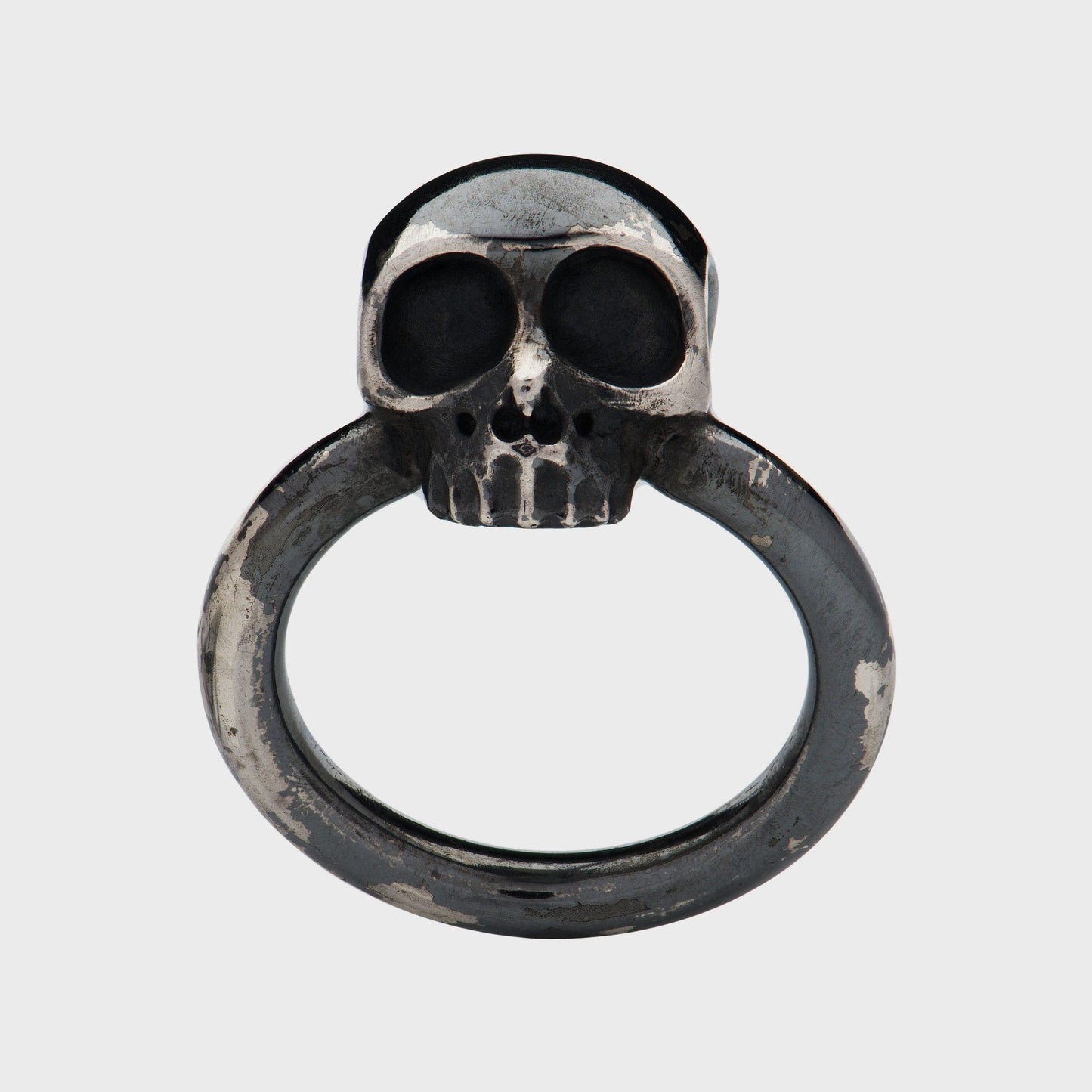 Handgefertigter Totenkopfring Mini -  Unikate -  RINGKING - Goldschmied aus Leidenschaft