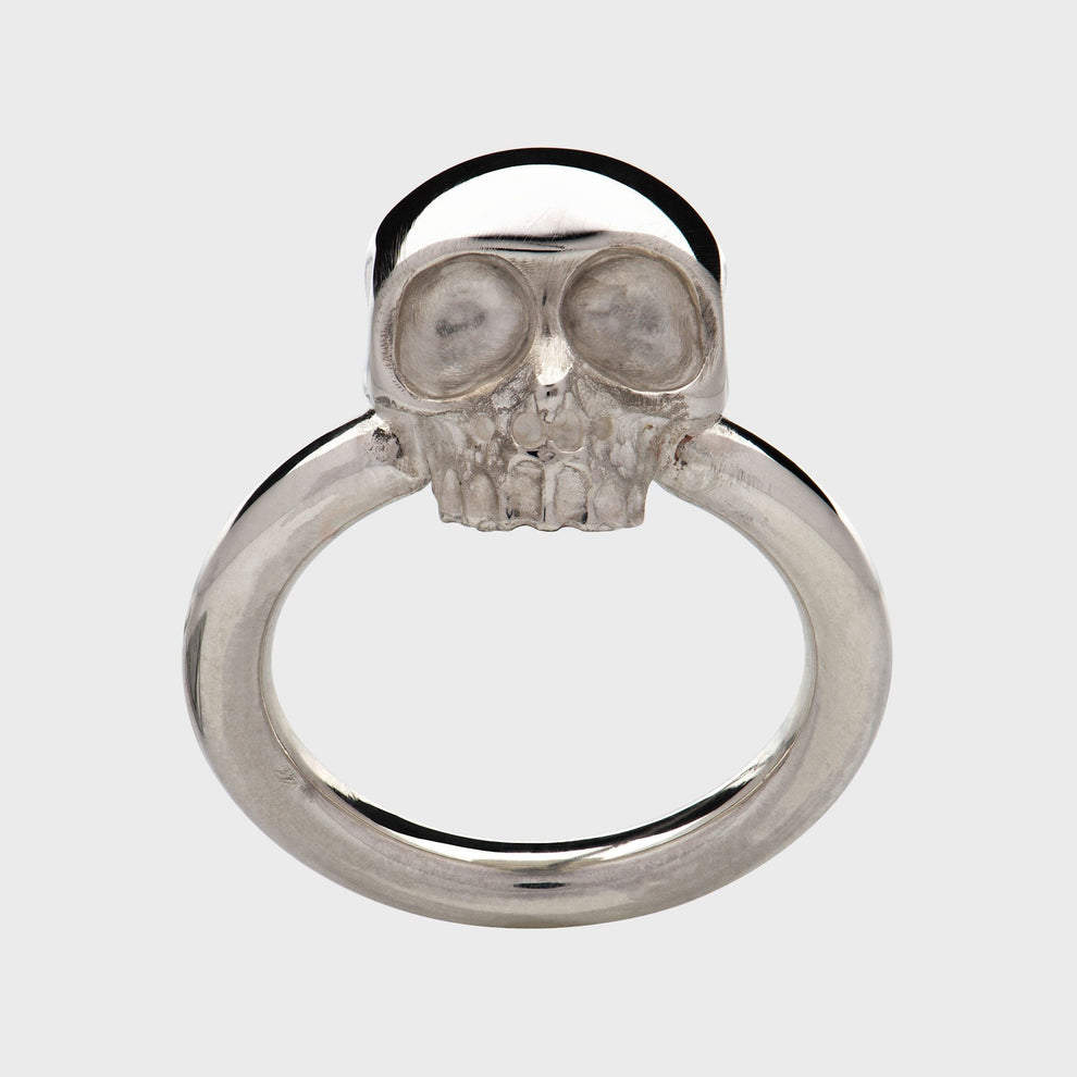 Handgefertigter Totenkopfring Mini -  Unikate -  RINGKING - Goldschmied aus Leidenschaft