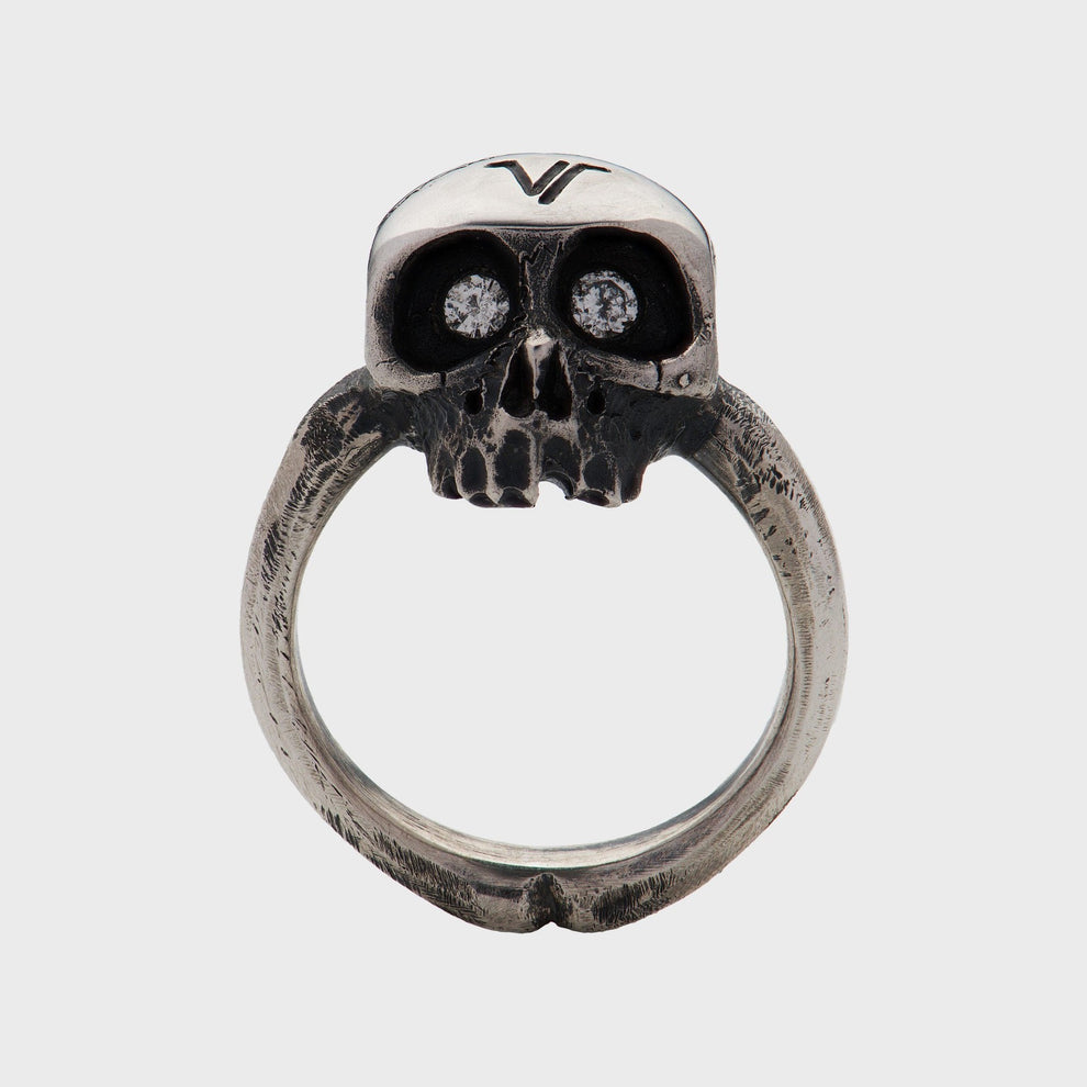 Totenkopfring Mini -  Unikate -  RINGKING - Goldschmied aus Leidenschaft