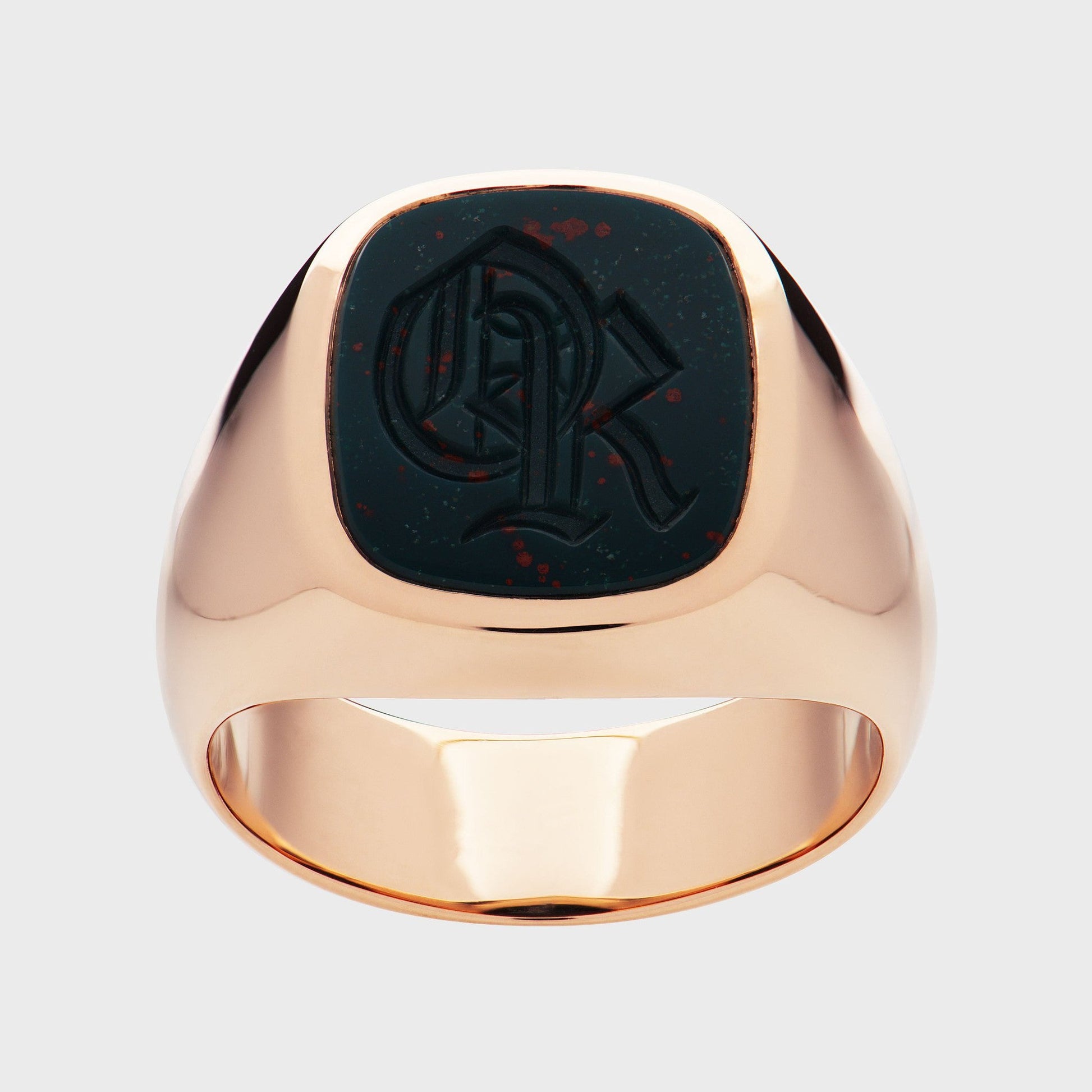 Siegelring Antik Blutjaspis -  Unikate -  RINGKING Max Grün - Goldschmied aus Leidenschaft