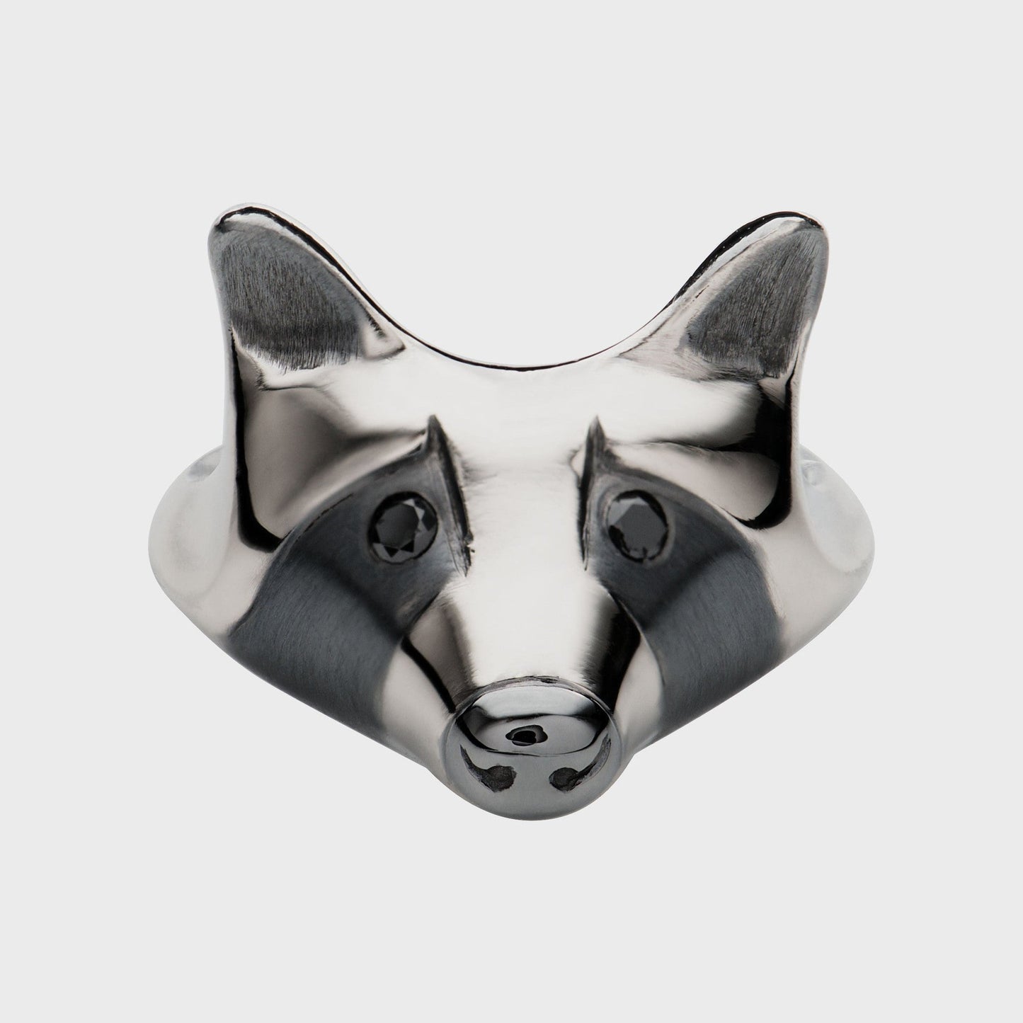 Tierring Waschbär -  Kollektionen -  RINGKING Max Grün - Goldschmied aus Leidenschaft